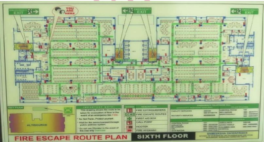 Fire Escape Route Plan